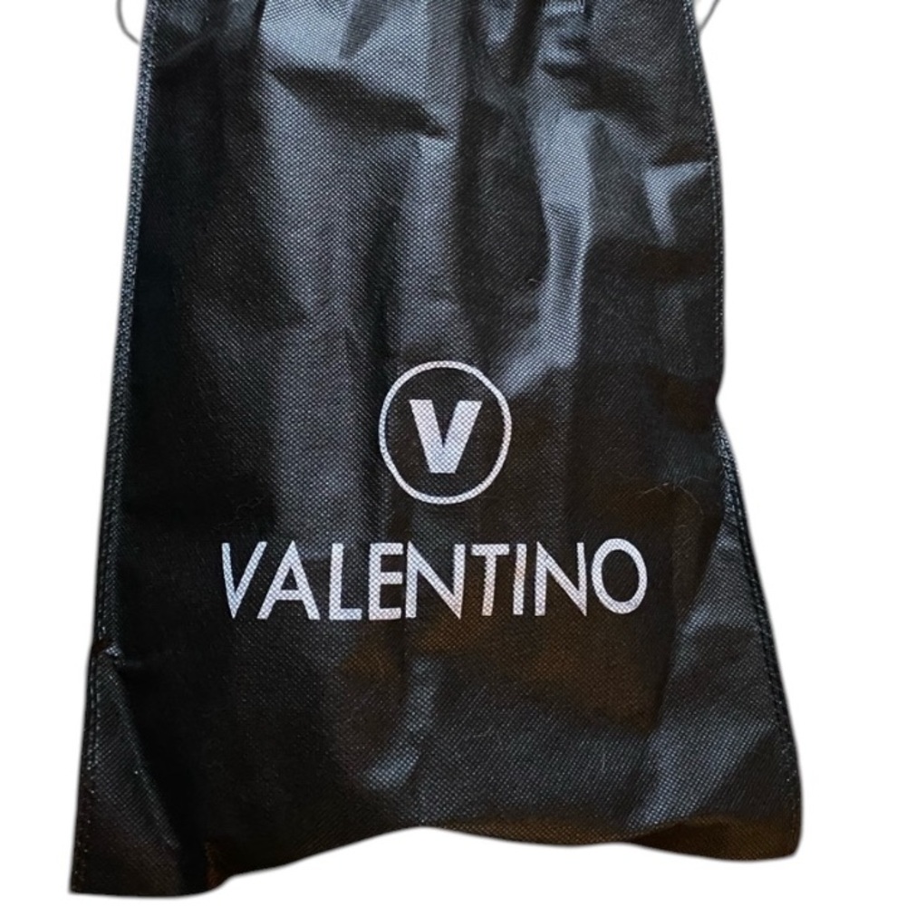 Valentino Espadrilles Loafers Black Gold Logo Size 8 NWT - Picture 6 of 7